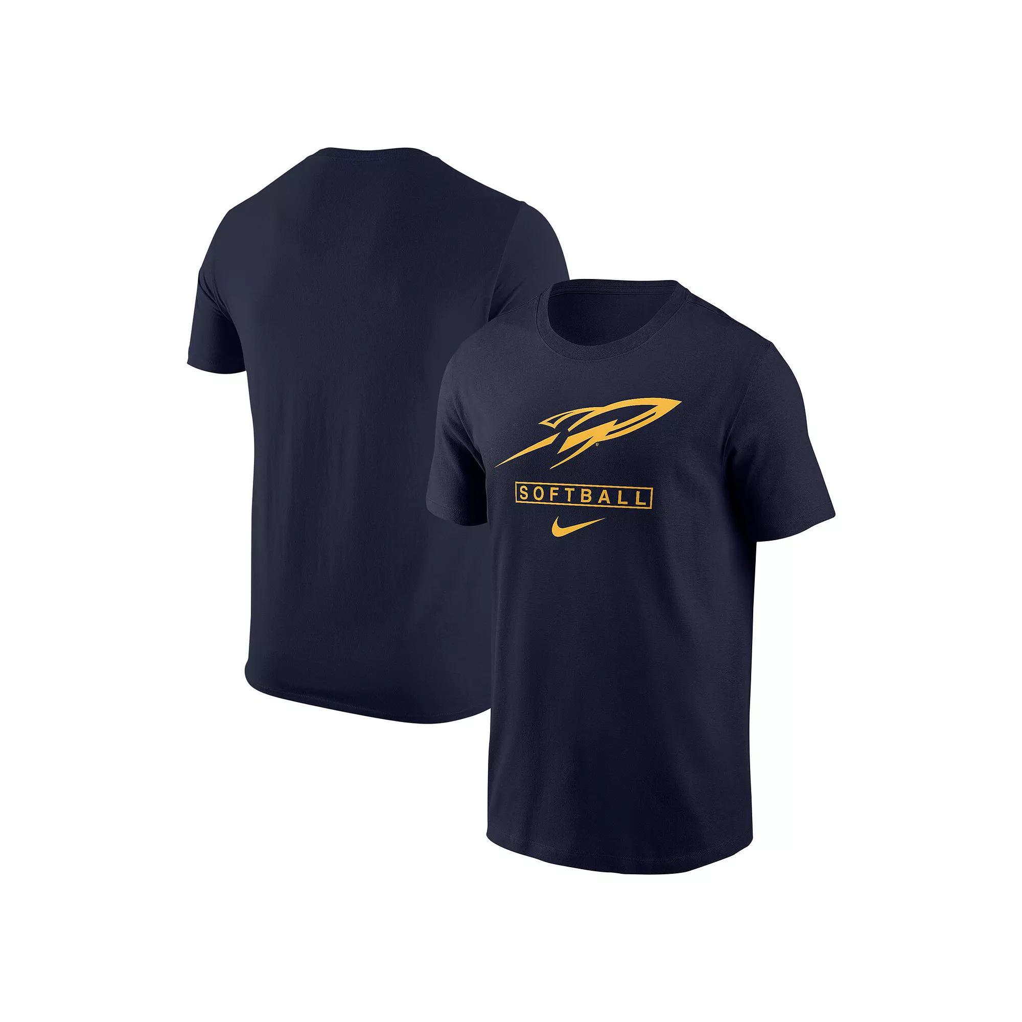 Men's Nike Navy Toledo Rockets Softball T-Shirt,  Product Image