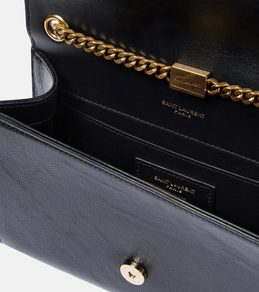 SAINT LAURENT Kate Small Leather Shoulder Bag In Black Product Image