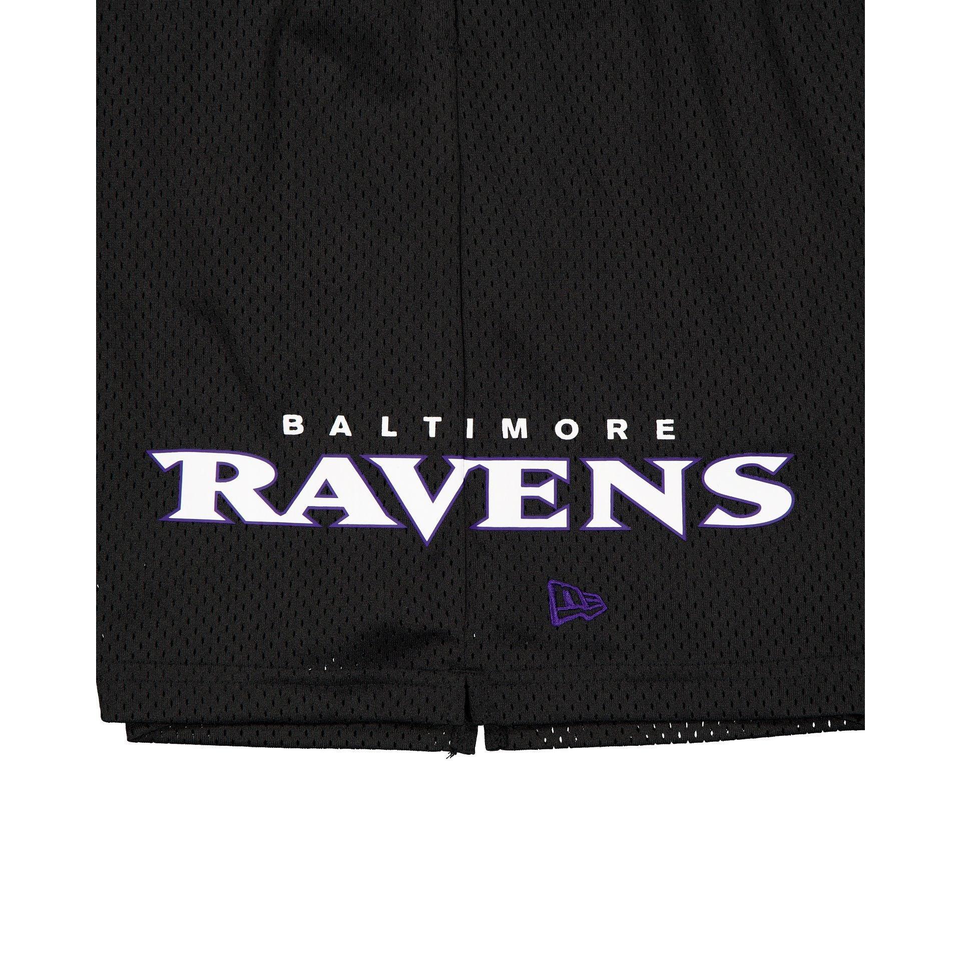 Baltimore Ravens Mesh Black Shorts Male Product Image