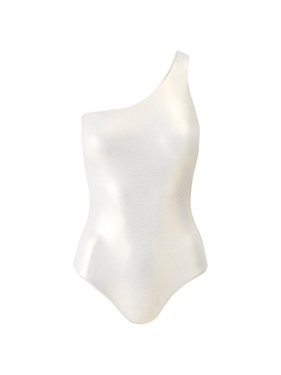 Womens Madrid Asymmetric One-Piece Swimsuit Product Image