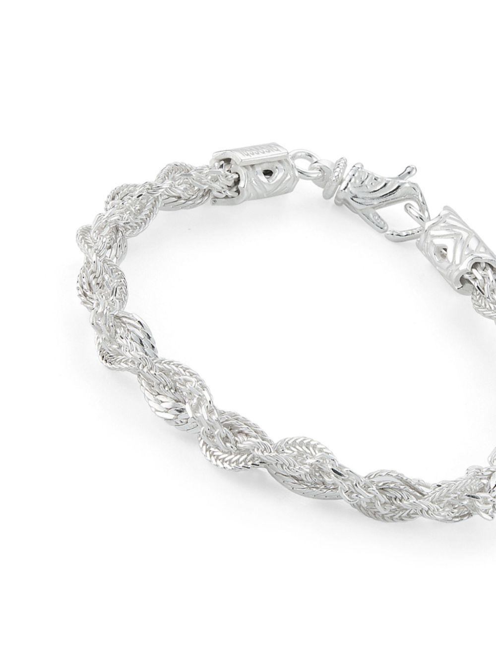 EMANUELE BICOCCHI Rope-chain Silver Bracelet Product Image