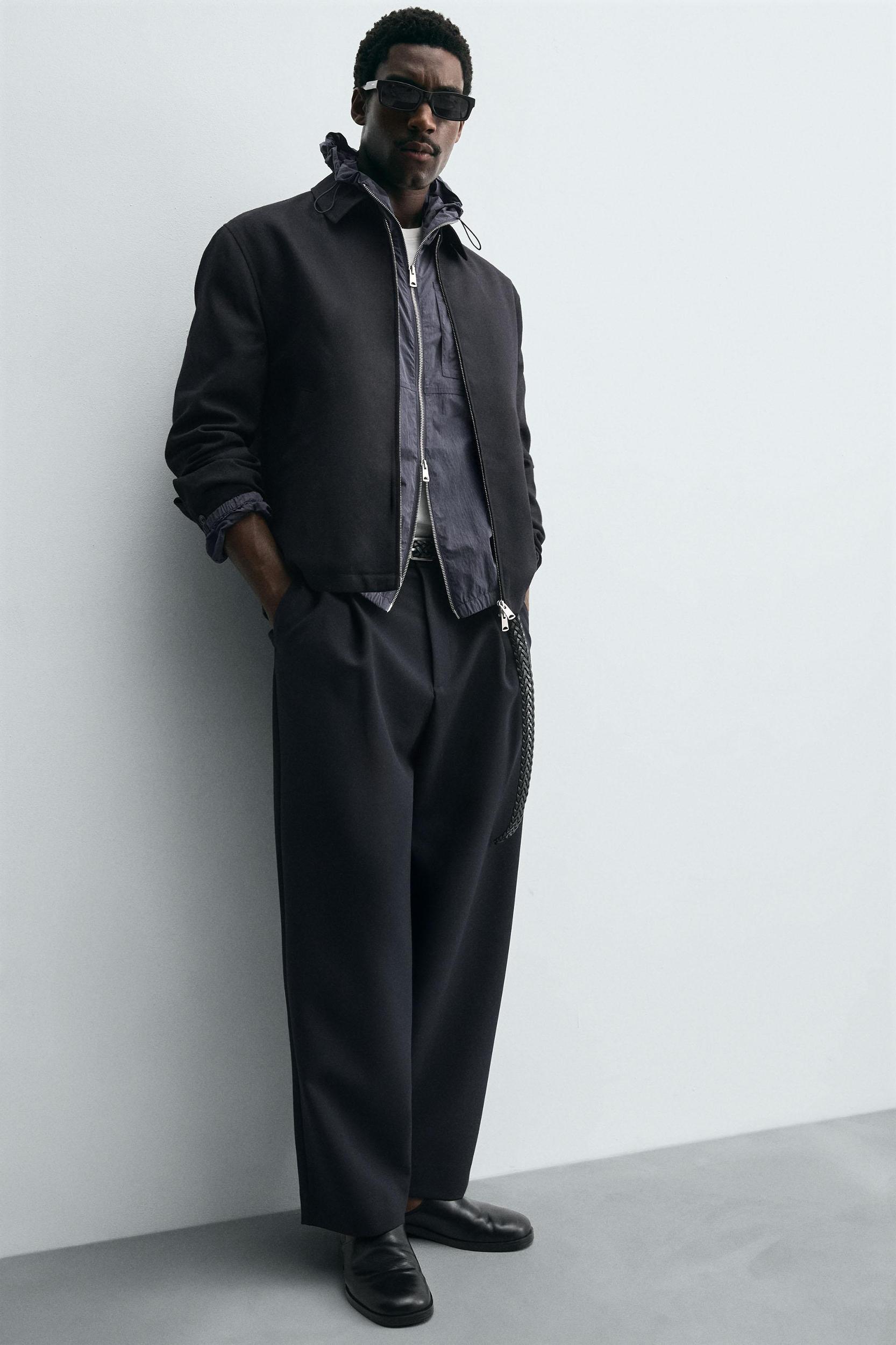 RELAXED FIT PLEATED PANTS Product Image