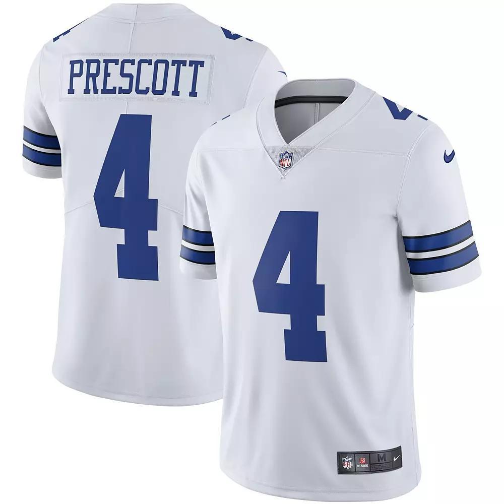 Men's Nike Dak Prescott White Dallas Cowboys Vapor Limited Player Jersey,  Product Image
