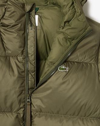 Short Water-Repellent Hooded Puffed Jacket Product Image