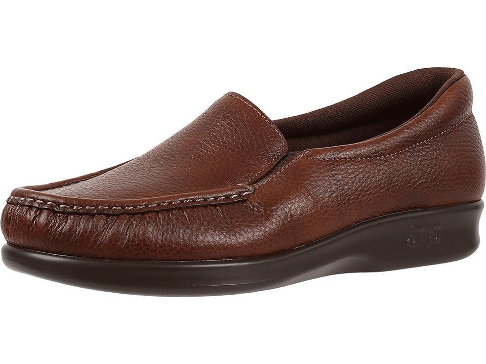 SAS Twin Leather Moc Toe Loafers Product Image