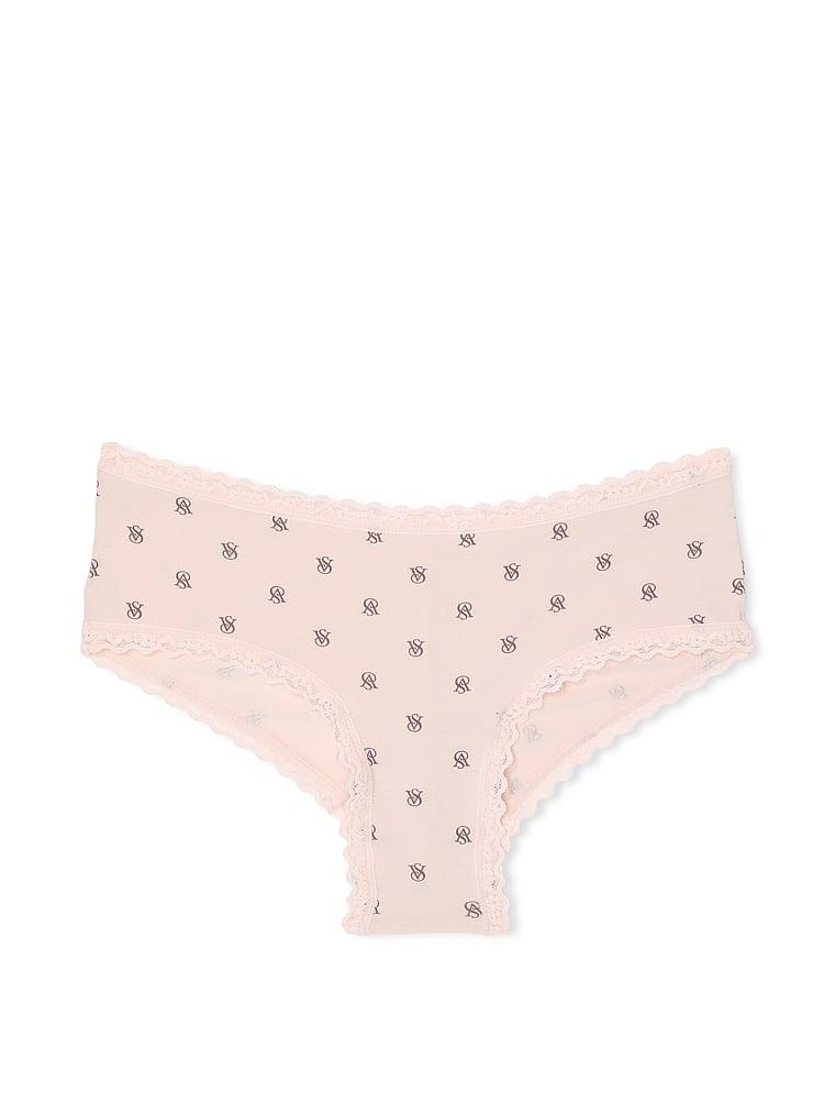 Cotton Lace-Waist Cheeky Panty Product Image