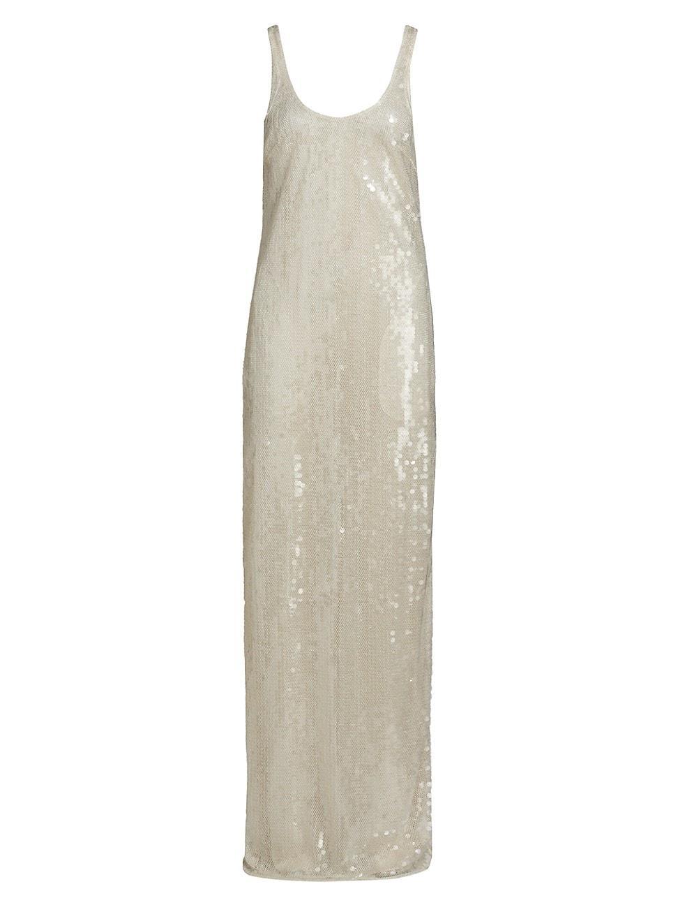 Womens Sequined Tank Gown Size 0 Product Image