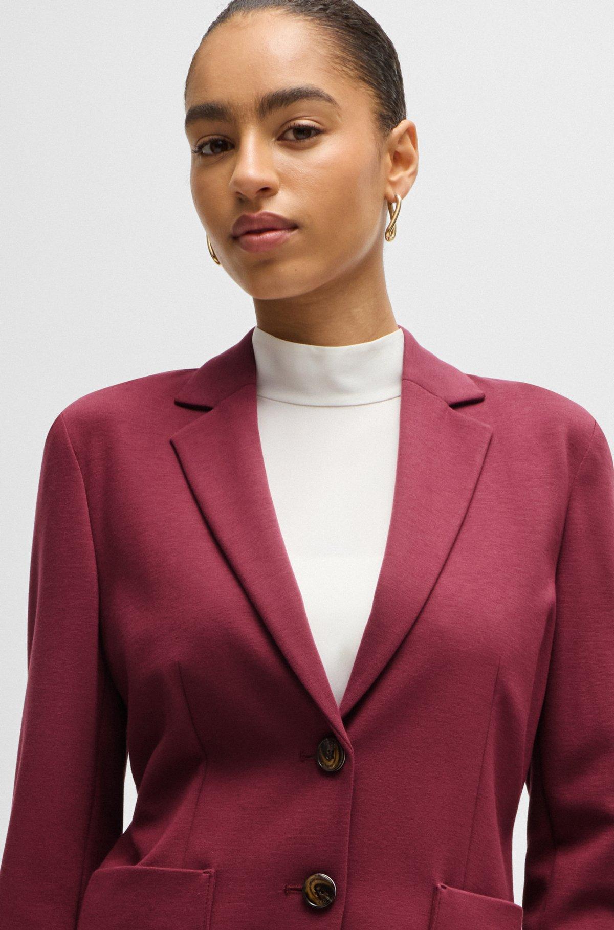 Extra-slim-fit jacket in stretch fabric Product Image