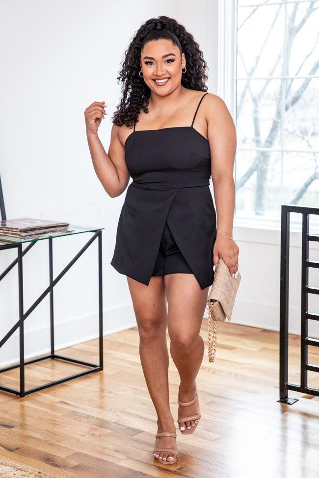 Better Off With Me Black Romper FINAL SALE Product Image