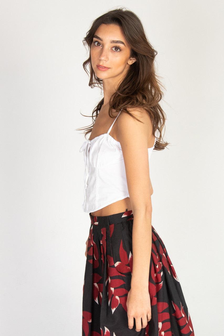 Tie Front Bustier Top Product Image