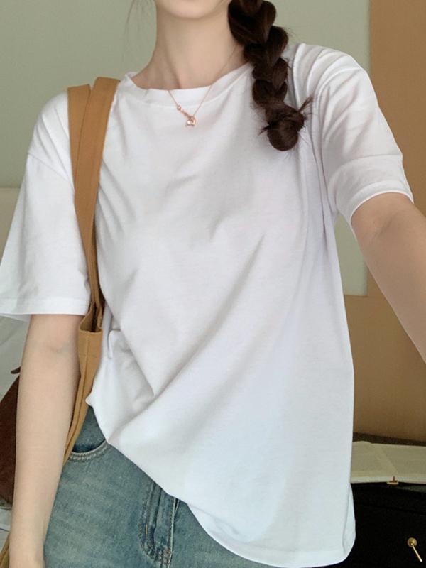 Casual Oversized Short Sleeve Tee Product Image