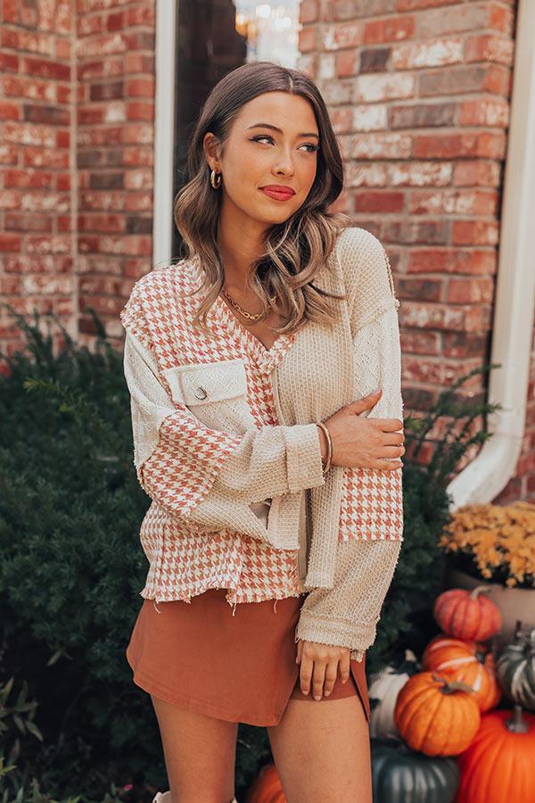 Pumpkin Patch Promises Color Block Sweater Product Image