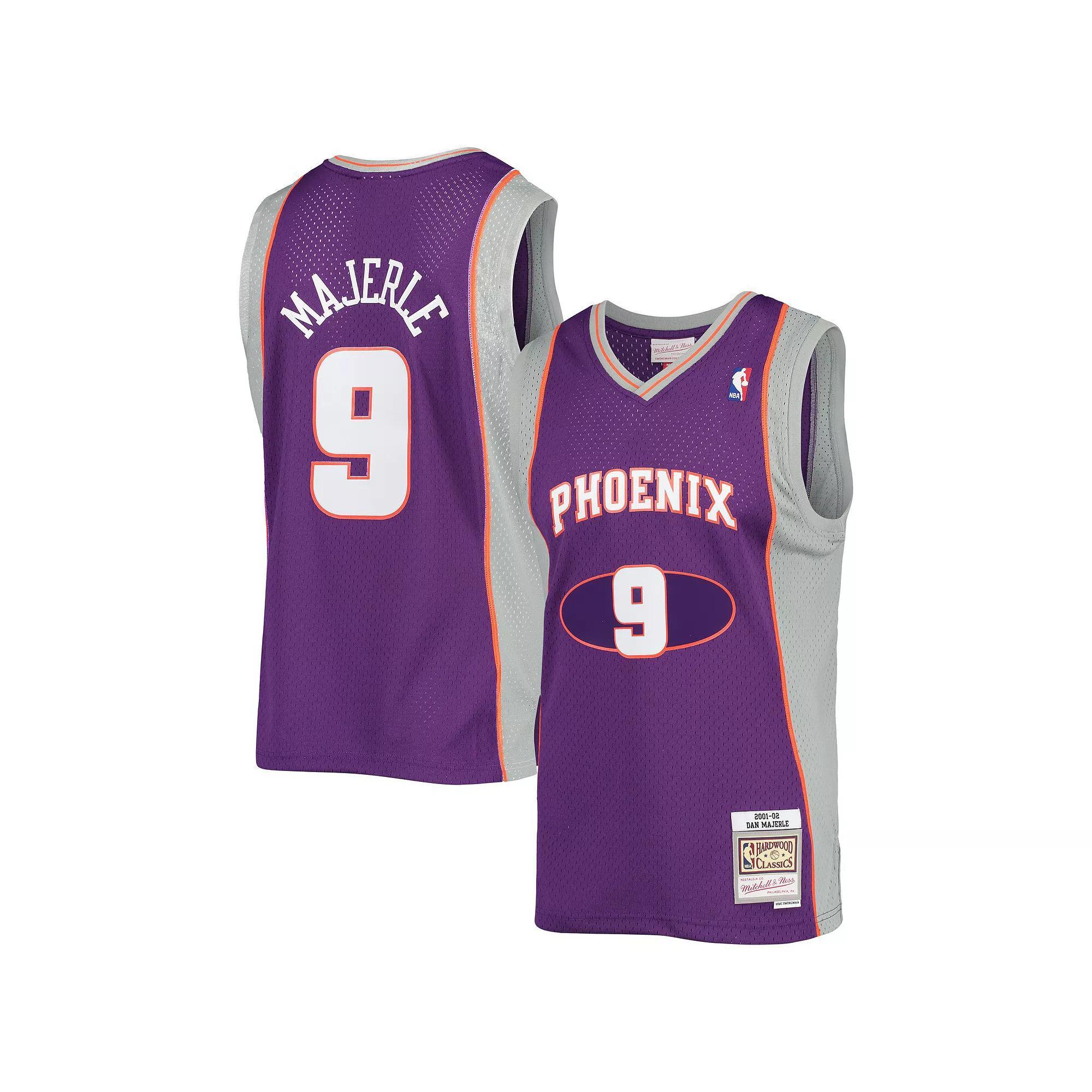 Men's Mitchell & Ness Dan Majerle Purple Phoenix Suns 2001-02 Hardwood Classics Swingman Jersey, Size: Small, Phx Purple Product Image