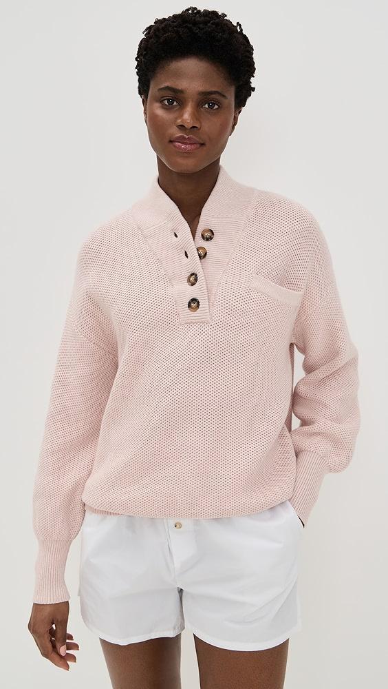 Lunya Cozy Cotton Silk Pocket Henley | Shopbop Product Image