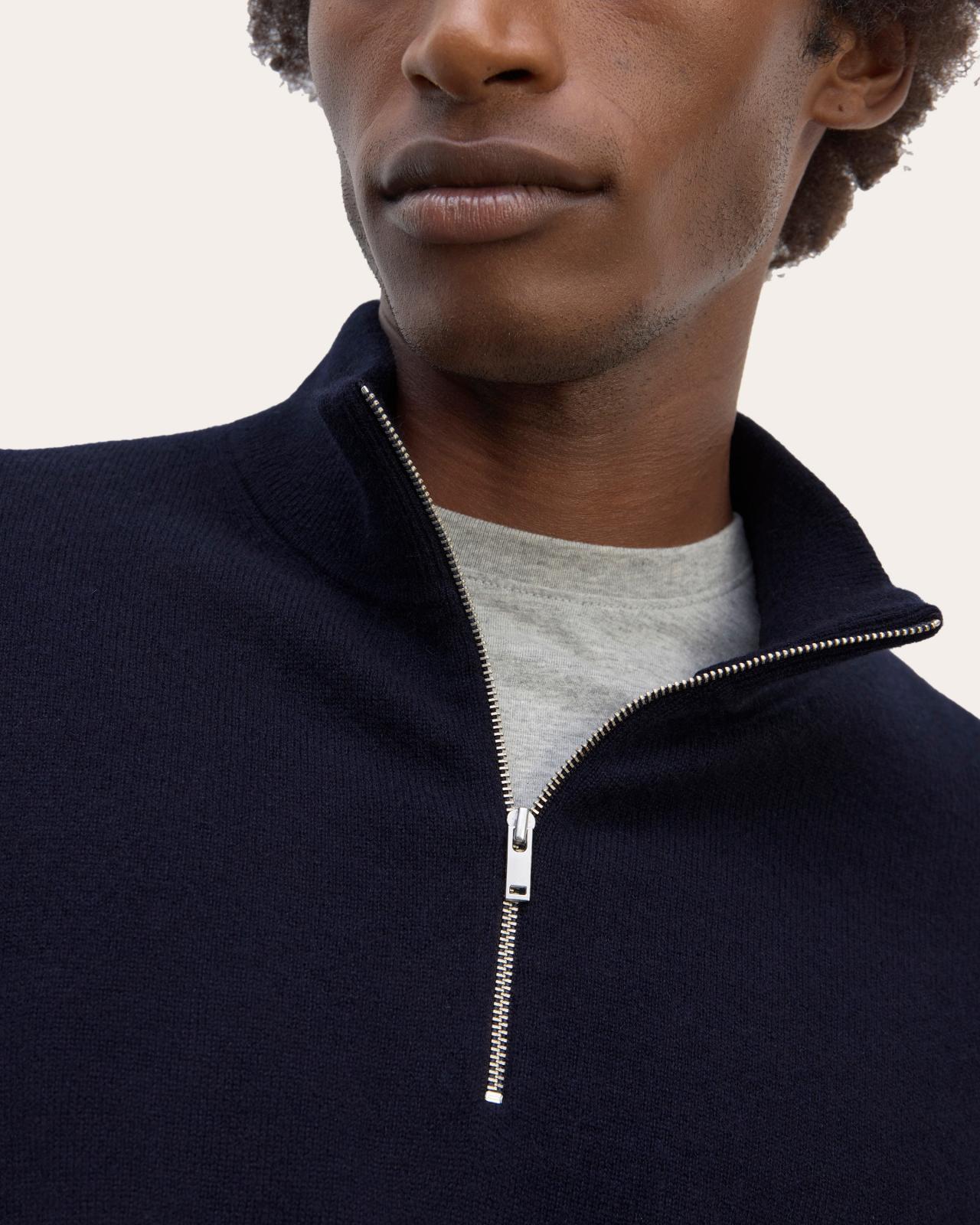 The Quarter-Zip in Cashmere Product Image