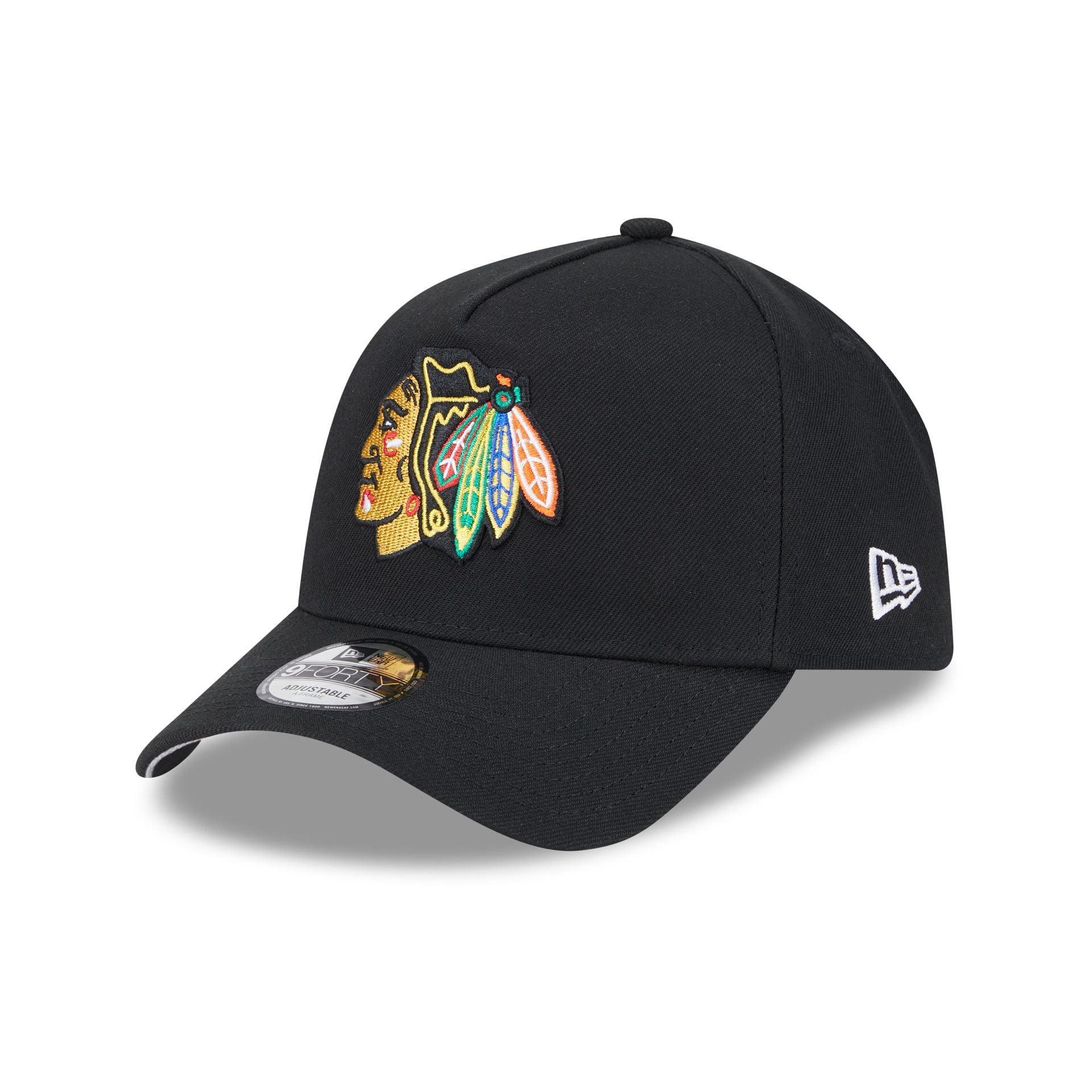 Chicago Blackhawks Team 9FORTY A-Frame Snapback Hat Male Product Image
