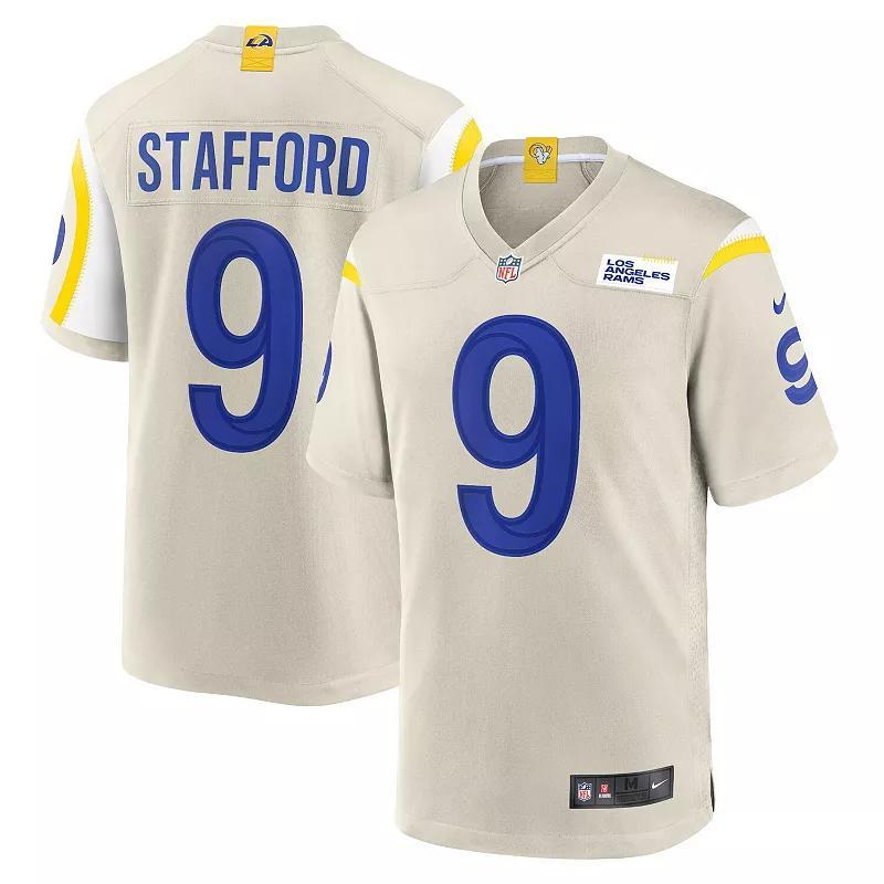 Men's Nike Matthew Stafford Bone Los Angeles Rams Game Jersey,  Product Image