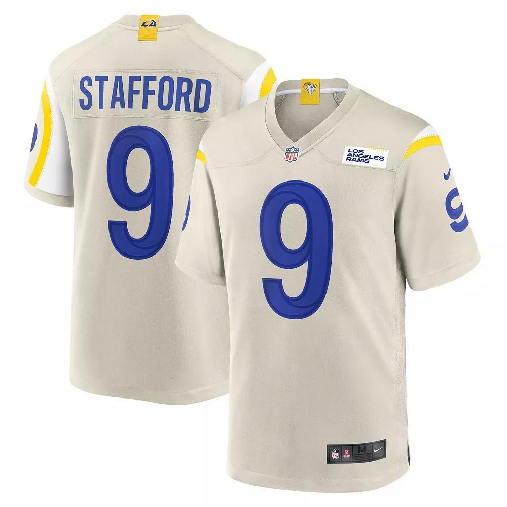 Men's Nike Matthew Stafford Bone Los Angeles Rams Game Jersey,  Product Image