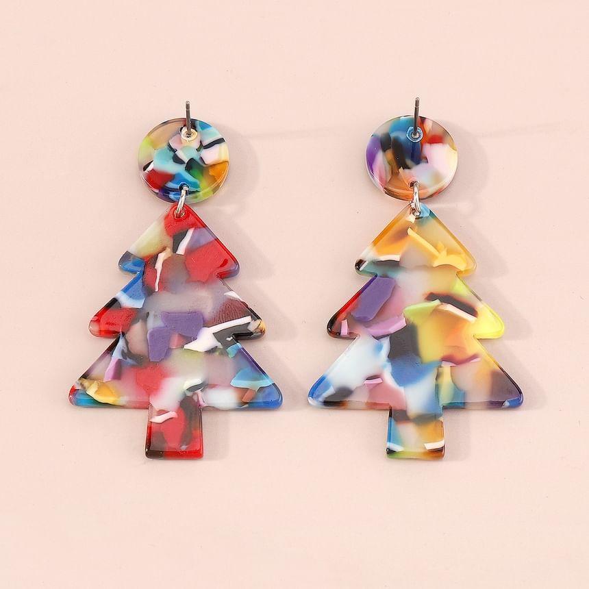 Christmas Tree Drop Earring Product Image