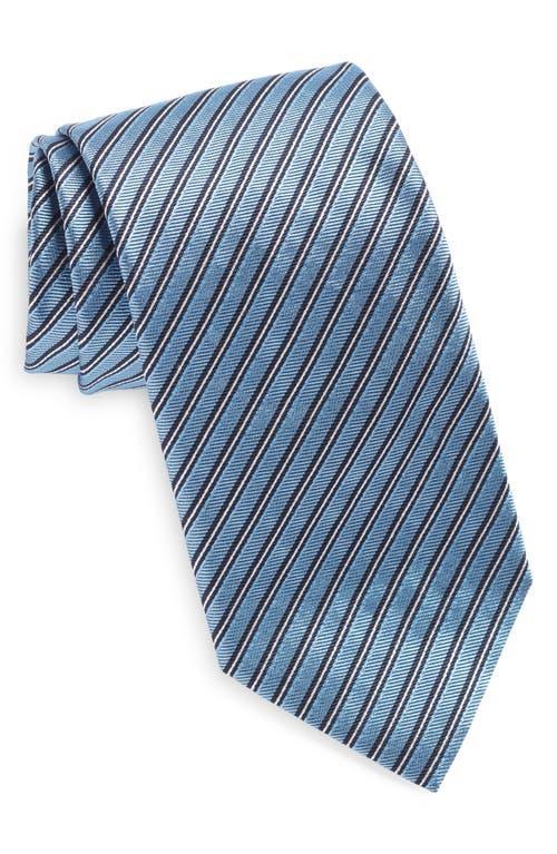 Mens Brera Stripe Silk Tie Product Image