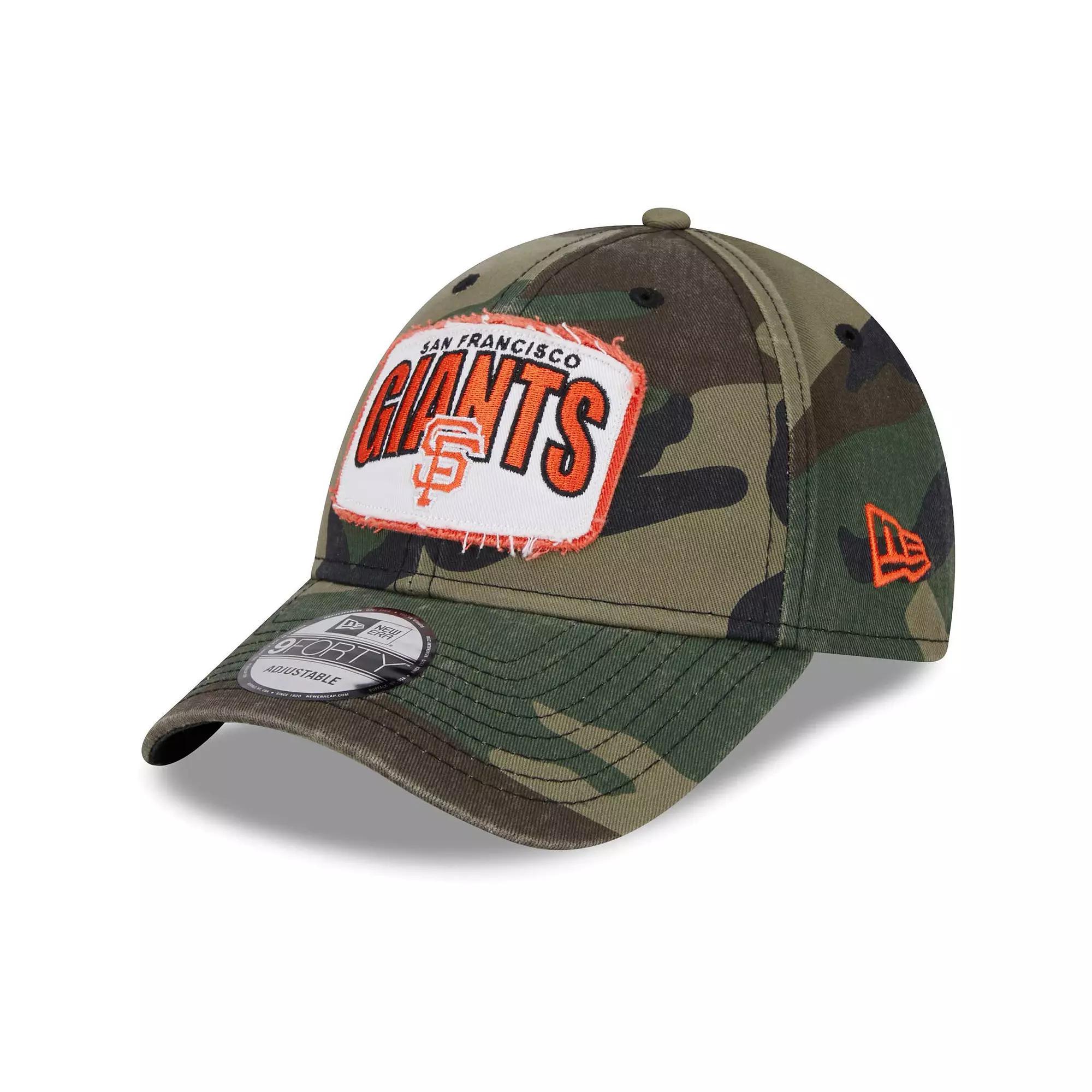 Men's New Era Camo San Francisco Giants Gameday 9FORTY Adjustable Hat, Green Product Image