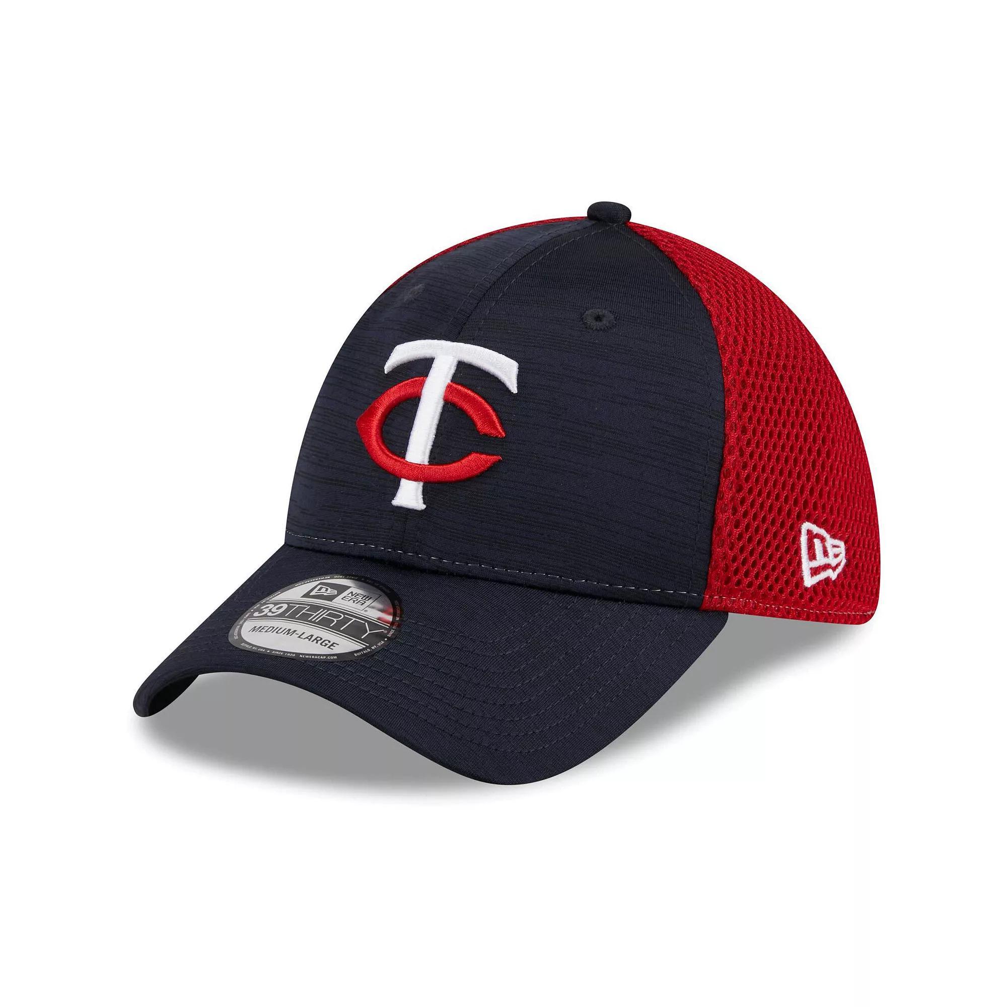 Men's New Era Navy Minnesota Twins Neo 39THIRTY Flex Hat, Size: Medium/Large, Blue Product Image
