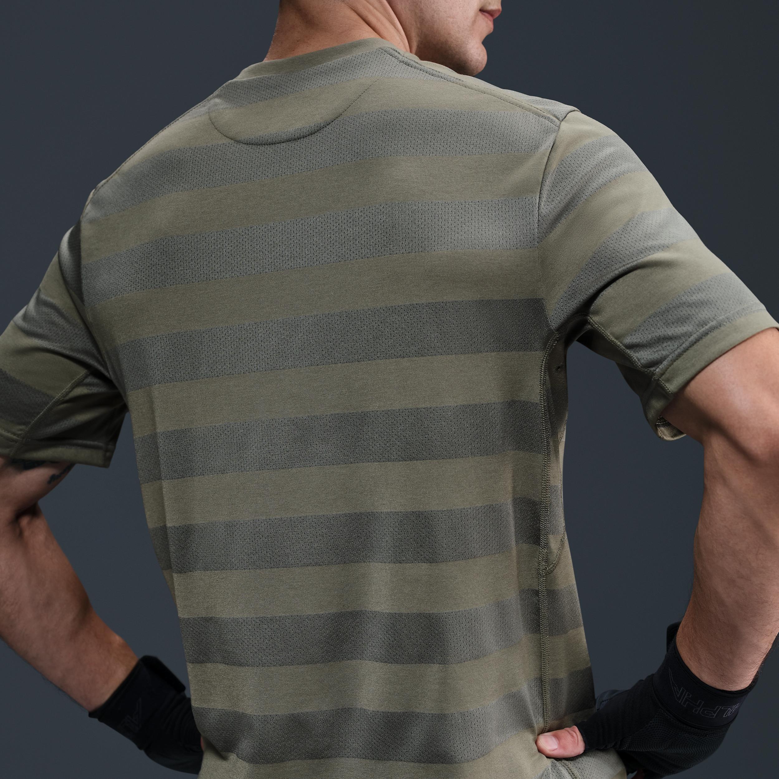 Mens Nike Primary Dri-FIT Striped Fitness Top Product Image