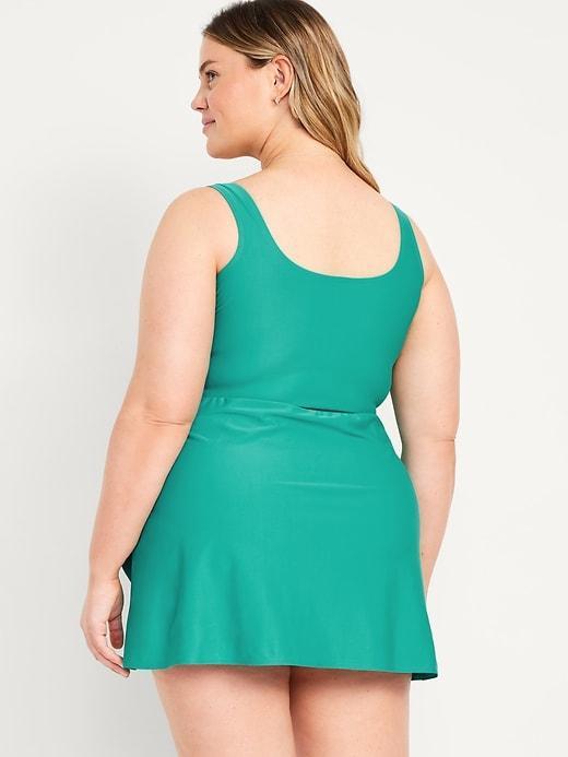 Side-Tie Swim Dress Product Image