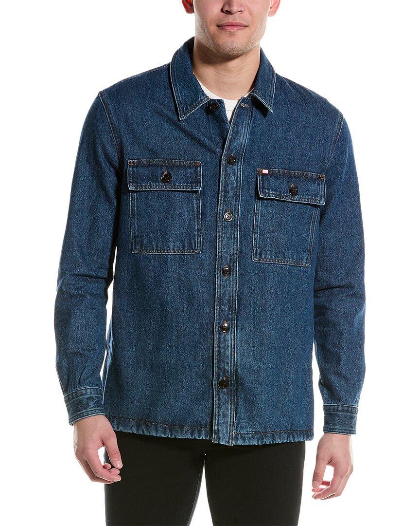 Hugo  Denim Shirt In Blue Product Image