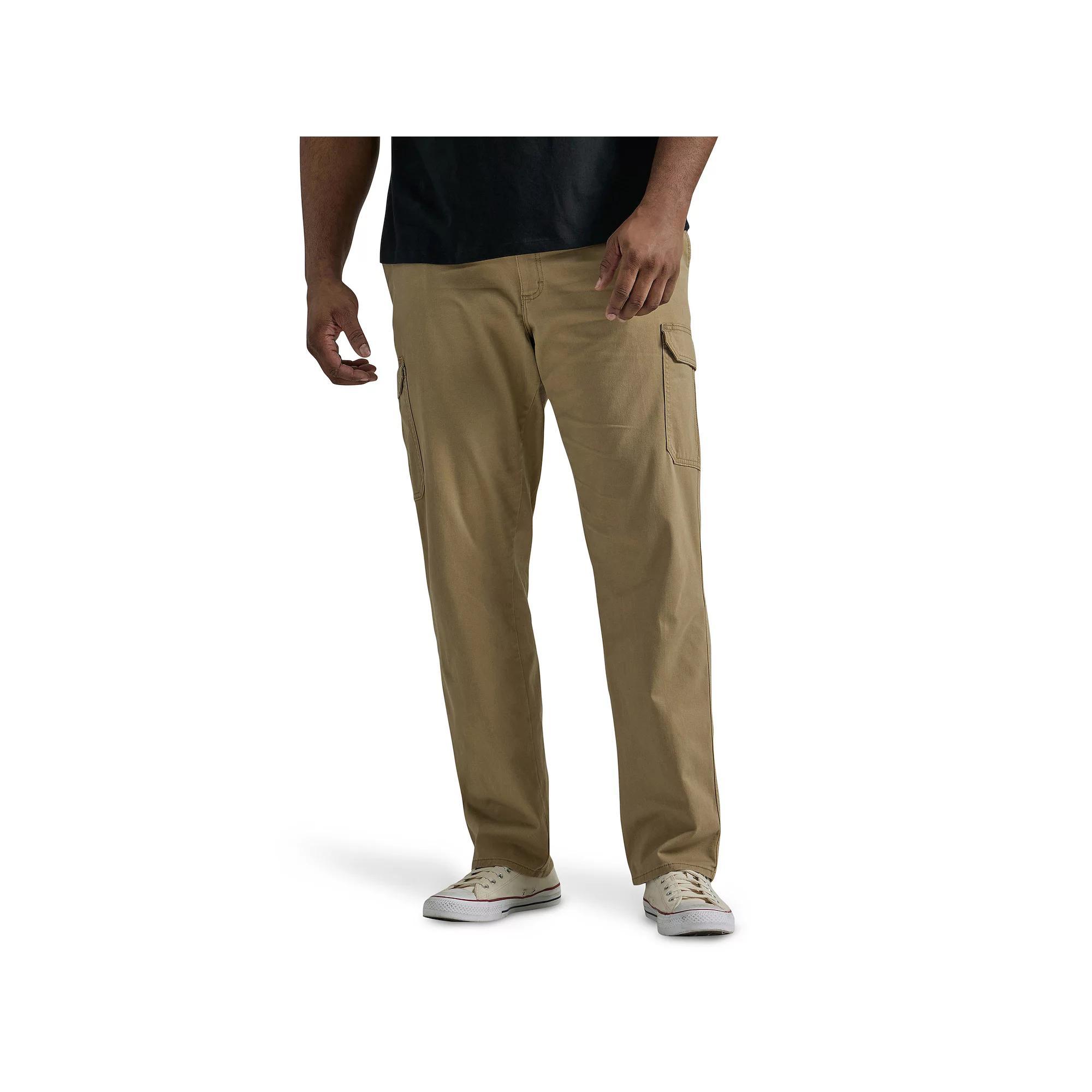 Big & Tall Lee Extreme Motion Twill Cargo Pants, Mens Oscar Green Product Image