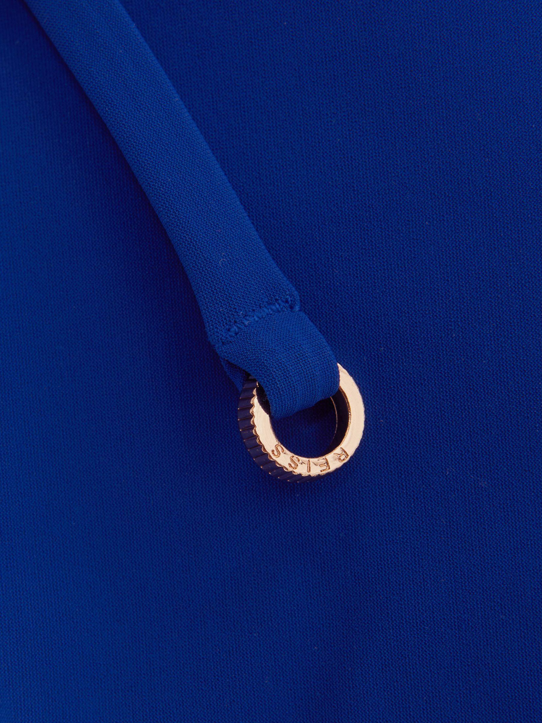 Mid Rise Bikini Bottoms in Cobalt Blue Product Image