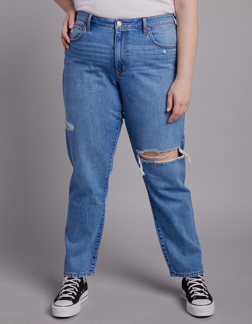 RSQ Womens Vintage Mom Jeans - LIGHT WASH Product Image