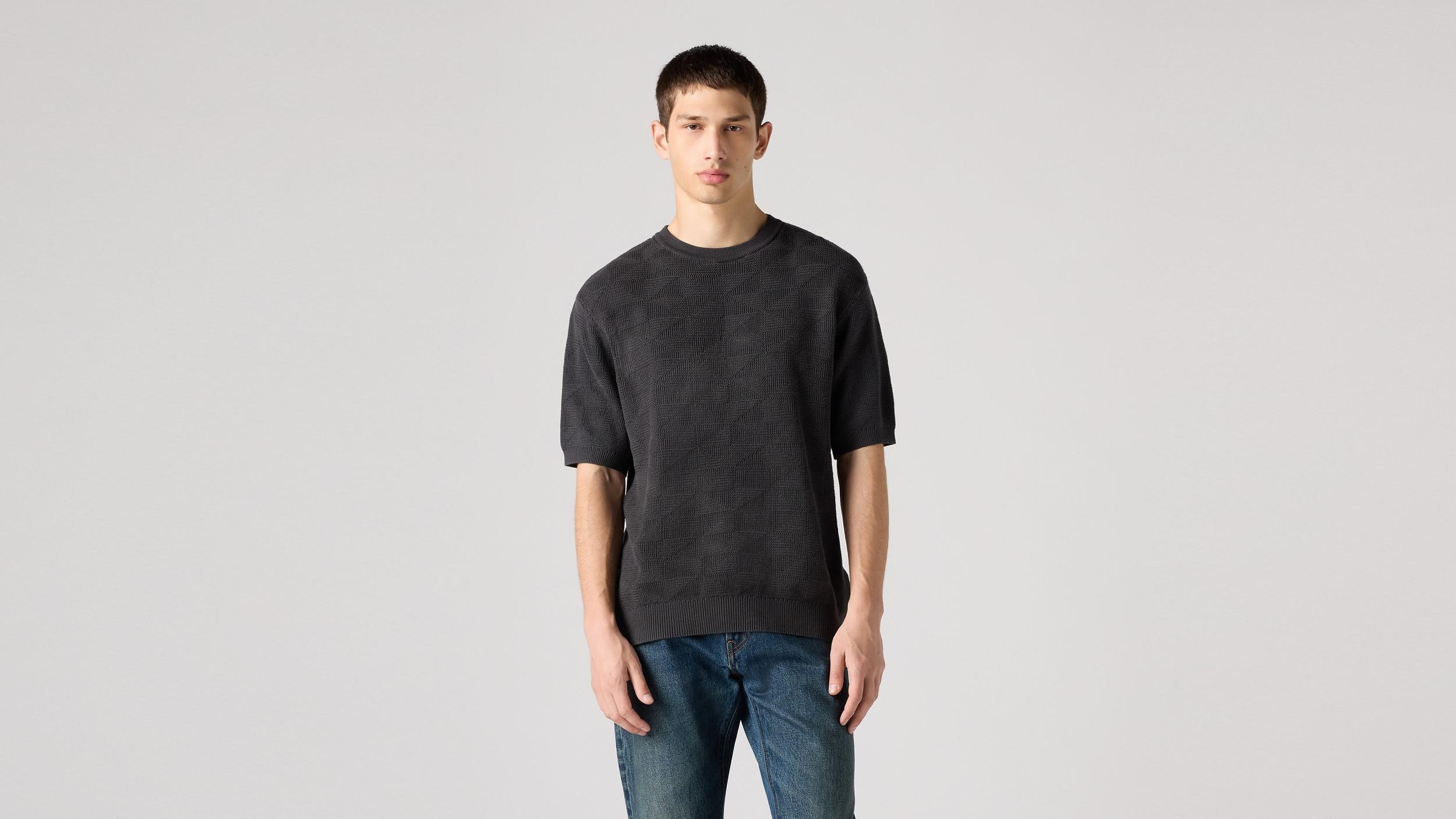 Ani Short Sleeve Sweater T-Shirt Product Image