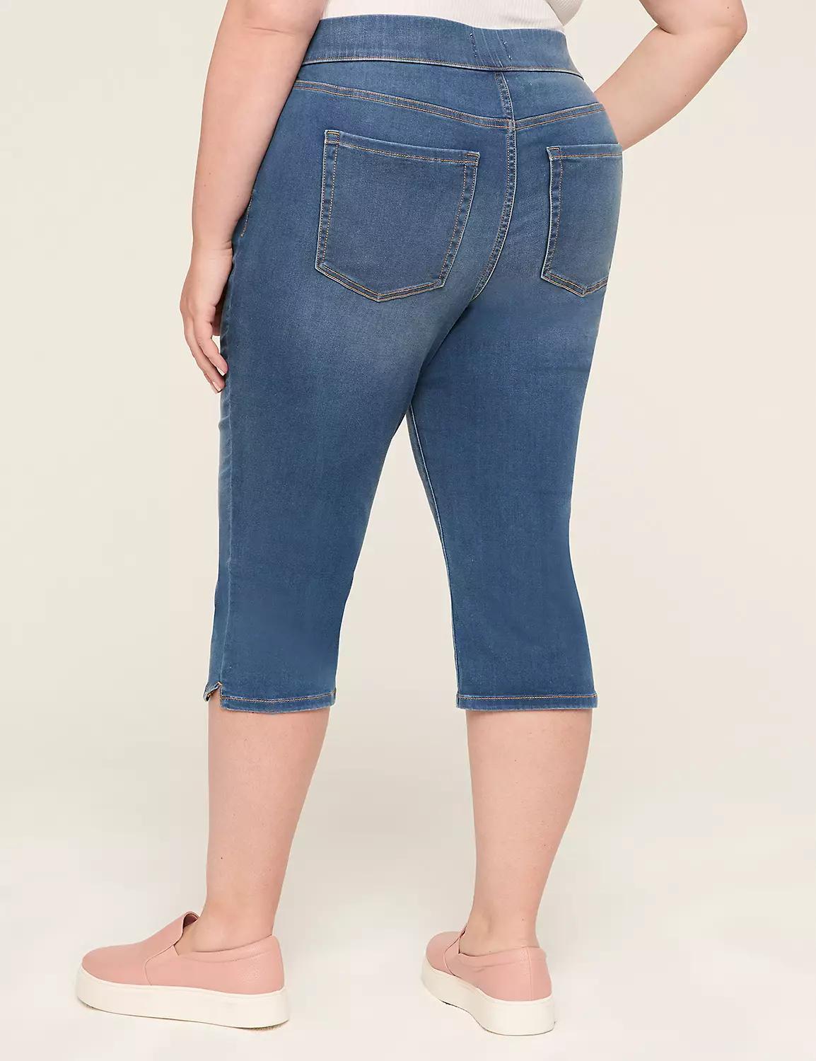 Pull-On High-Rise Pedal Jean Product Image