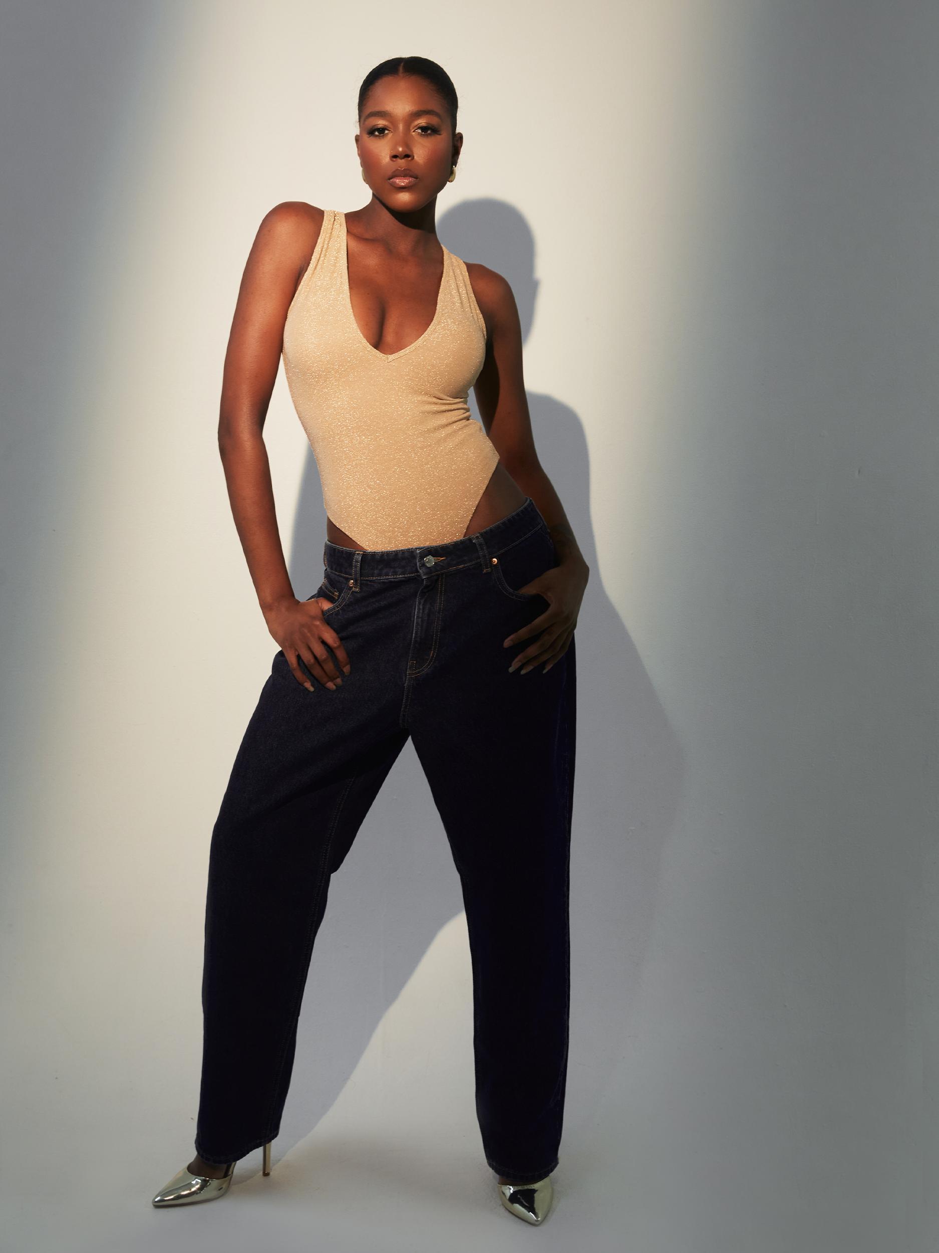 Shimmer Deep V Bramisuit Product Image