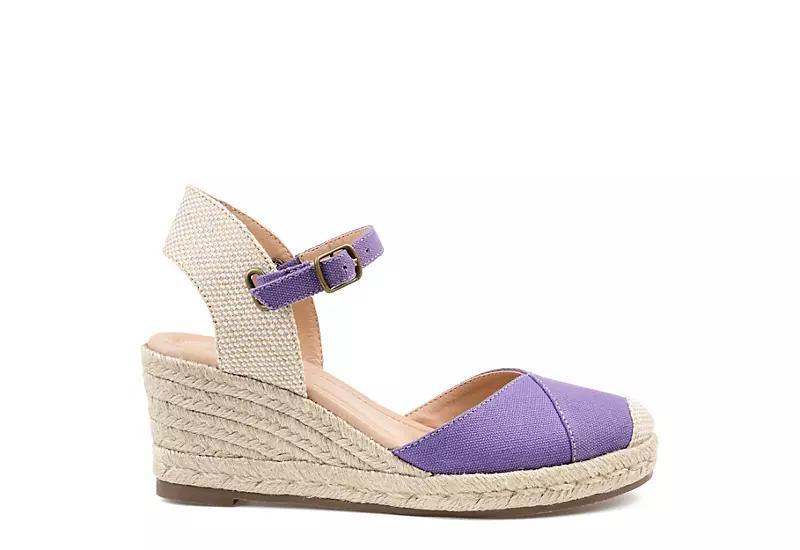 Journee Ashlyn Women's Wedges, Size: 9, Purple Product Image