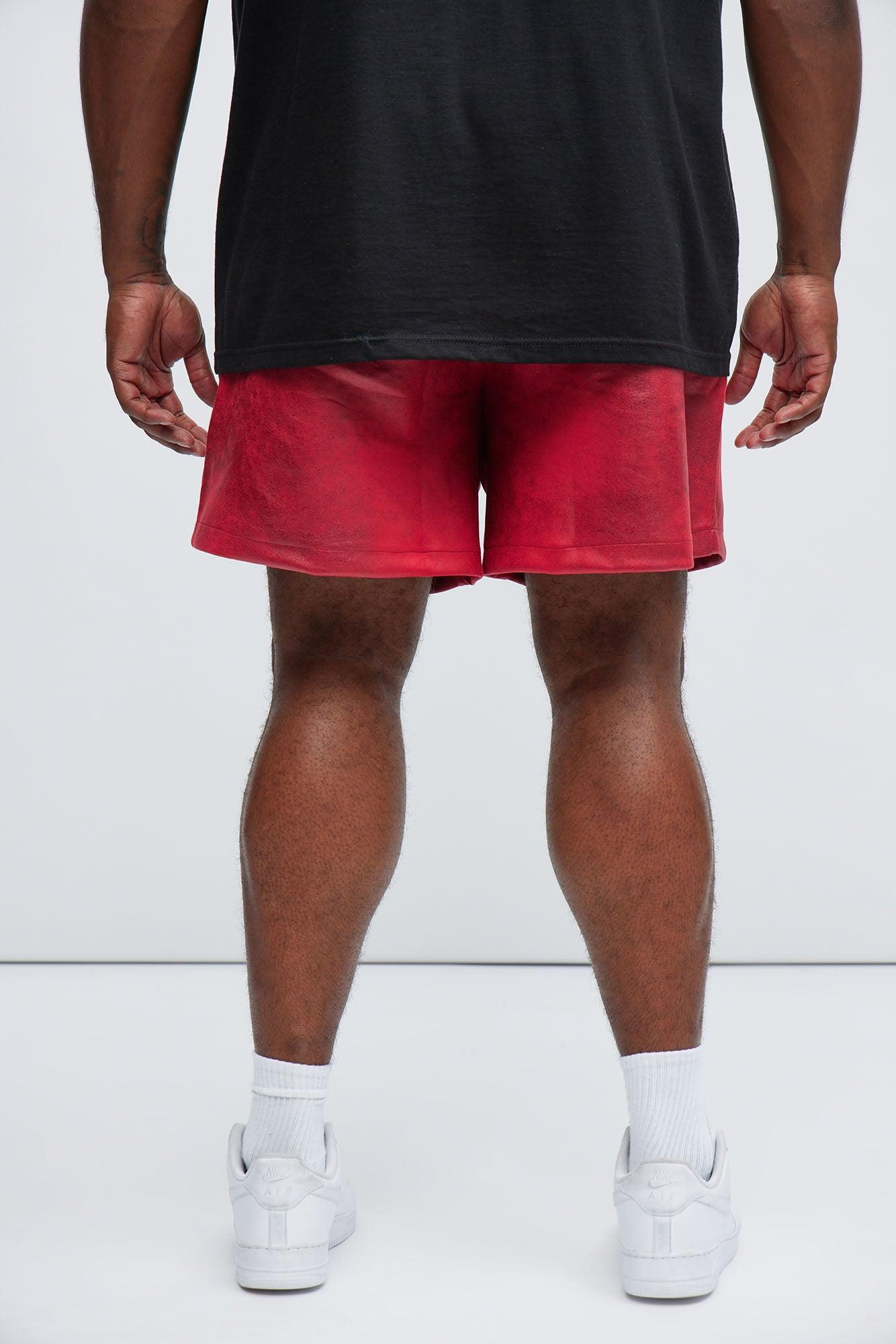 Scorched Relaxed Shorts - Red Product Image