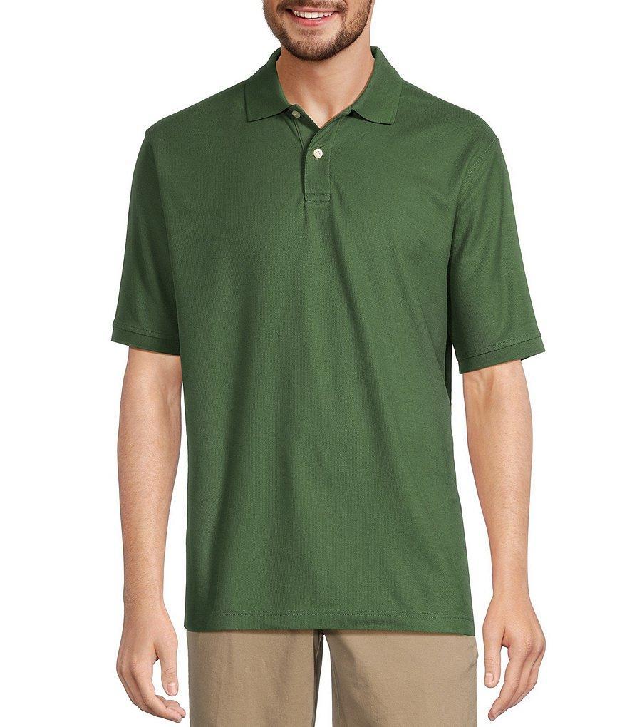 Gold Label Roundtree & Yorke Non-Iron Short Sleeve Solid Pique Polo Shirt Product Image
