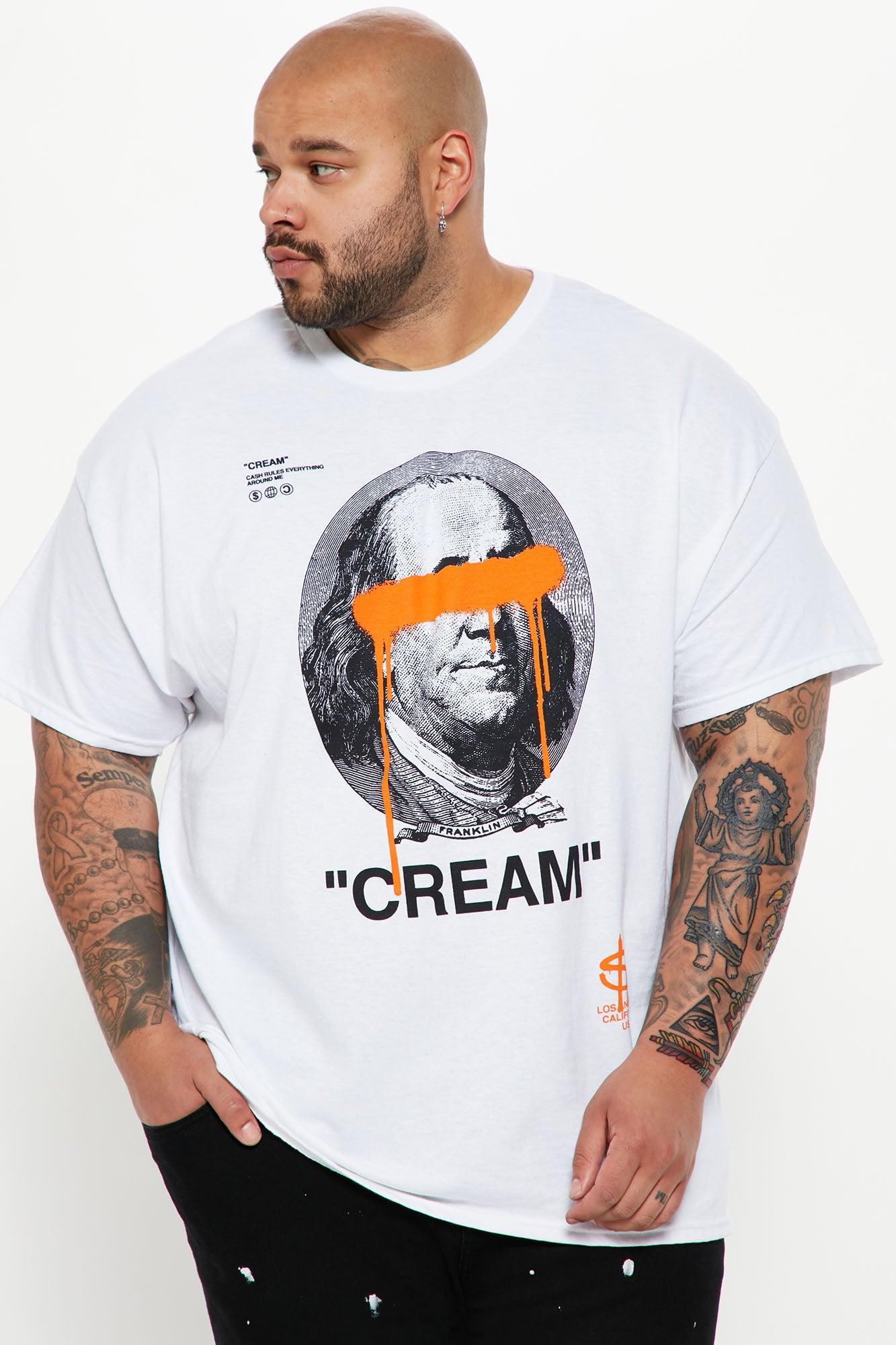 Cream Bills Short Sleeve Tee - White Product Image