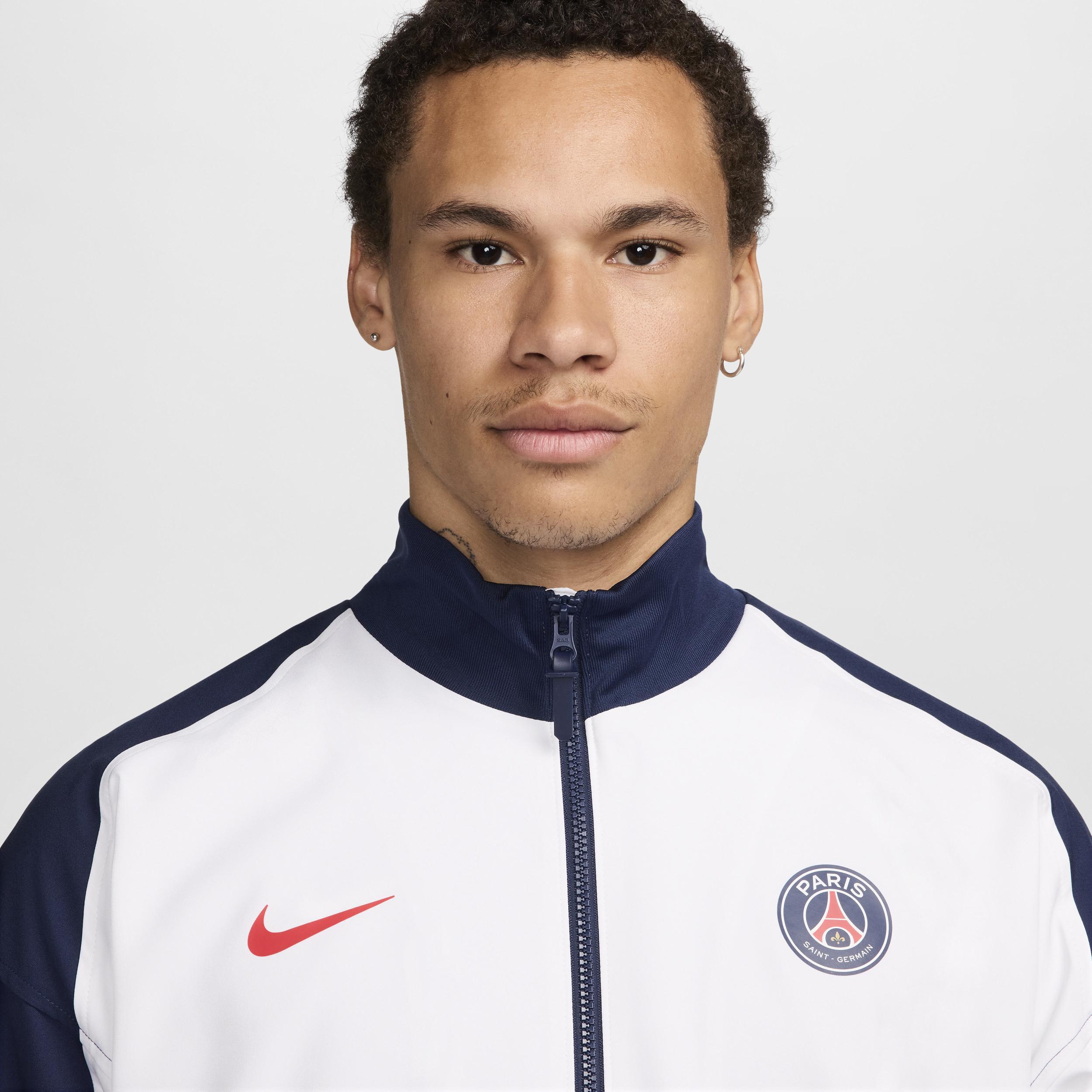 Men's Nike White Paris Saint-Germain 2024/25 Strike Anthem Full-Zip Jacket,  Product Image