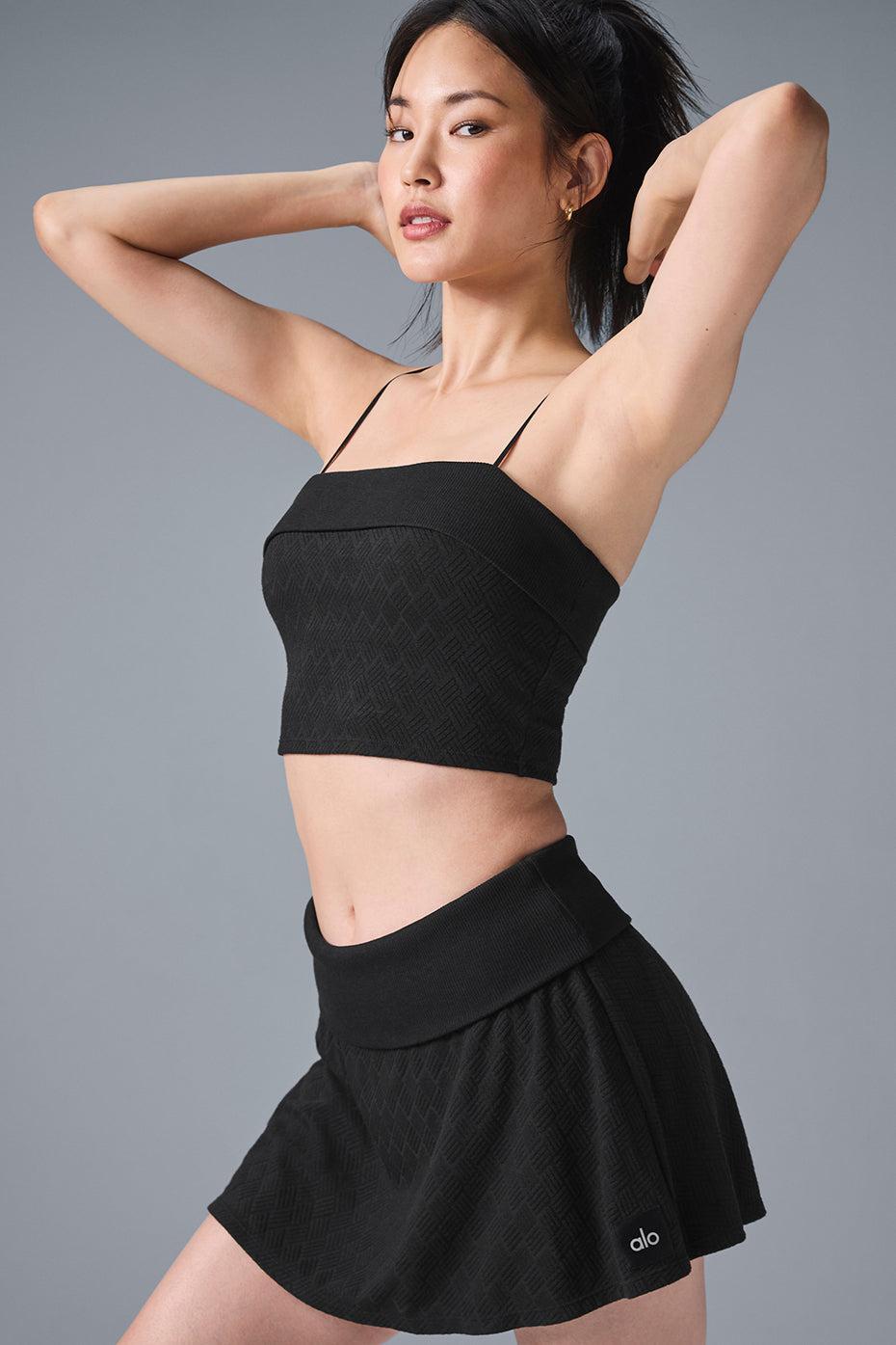 Doubles Only Bra Tank - Black Product Image