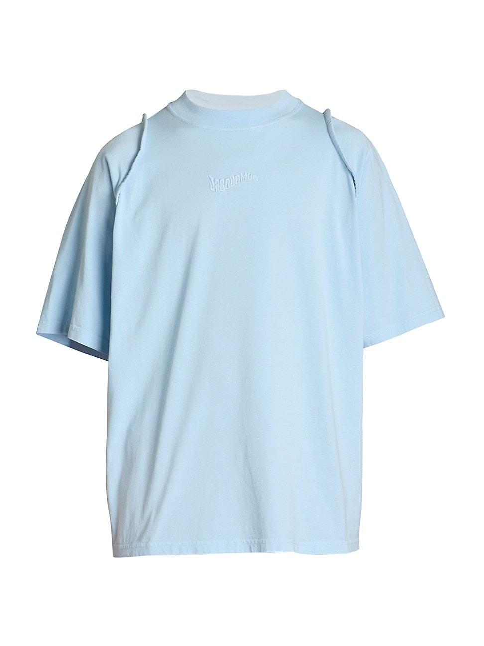 JACQUEMUS Le T-Shirt Camargue in Blue Product Image