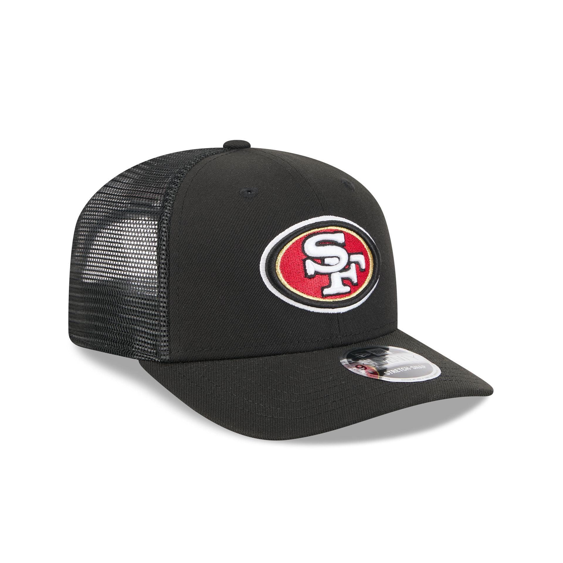 San Francisco 49ers Team Black 9SEVENTY Trucker Hat Male Product Image