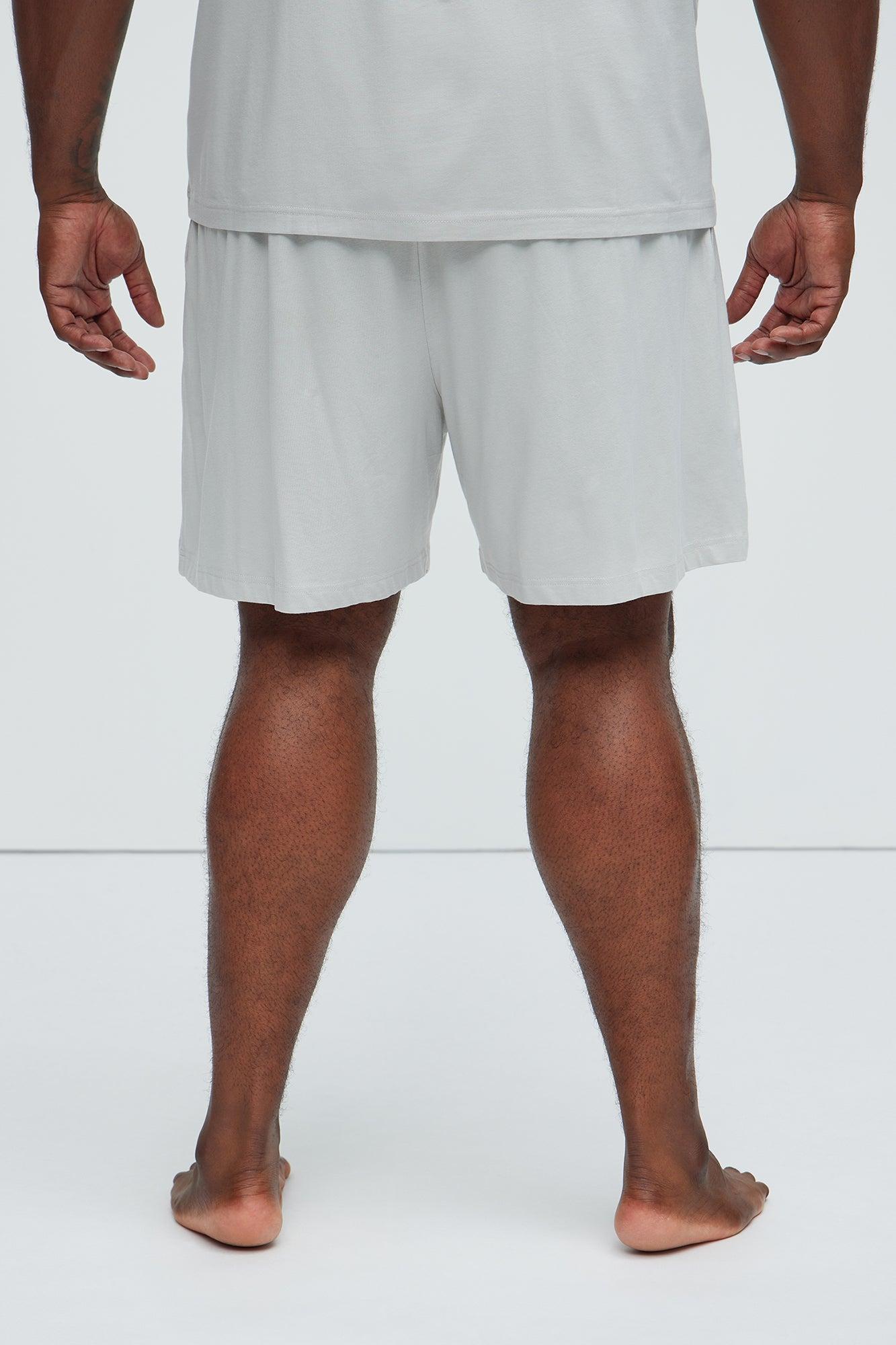 Essential Modal Lounge Shorts - Grey Product Image