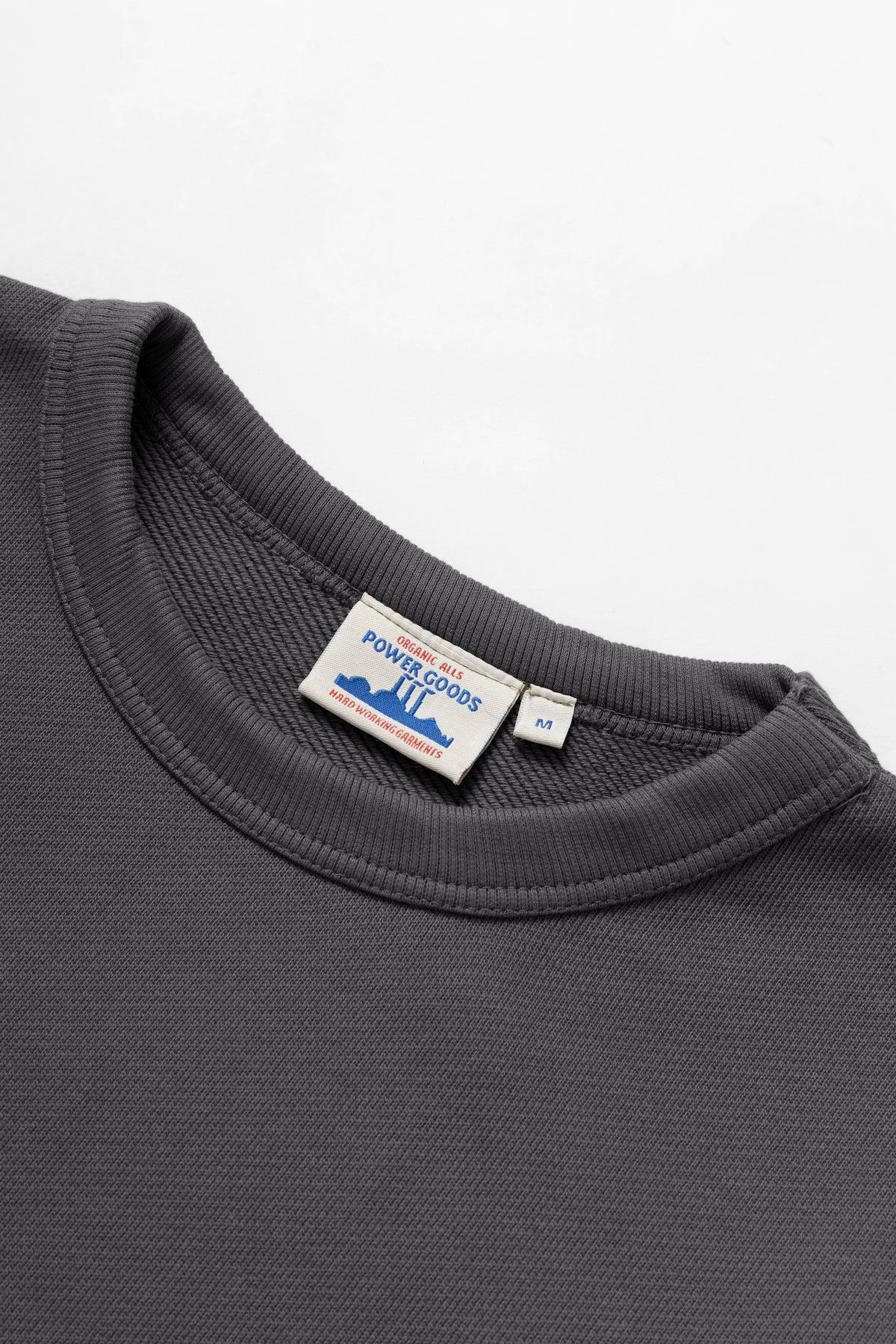 Power Goods - Loopback Crewneck - Washed Black Product Image