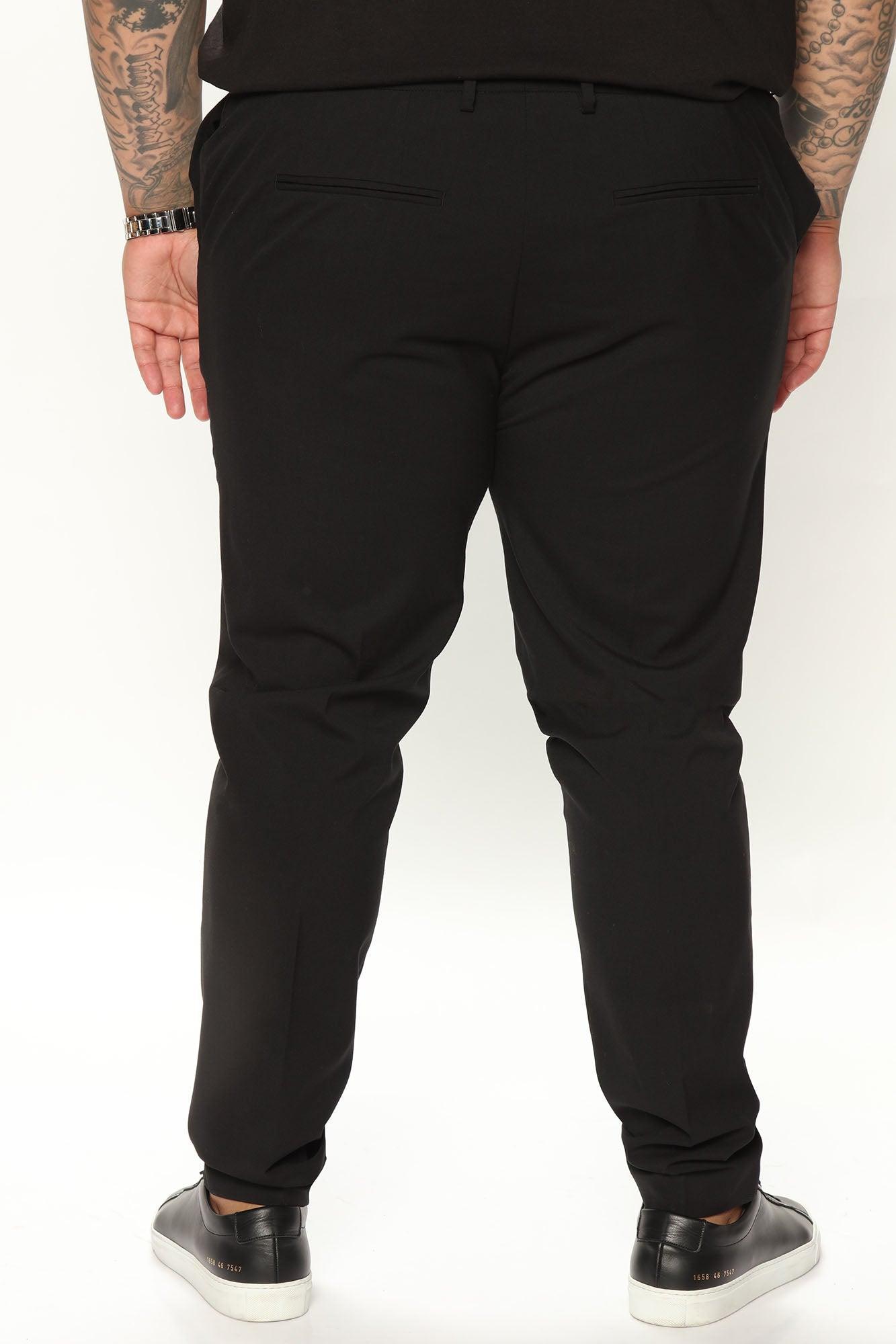 Tall Modern Stretch Slim Trouser - Black Product Image
