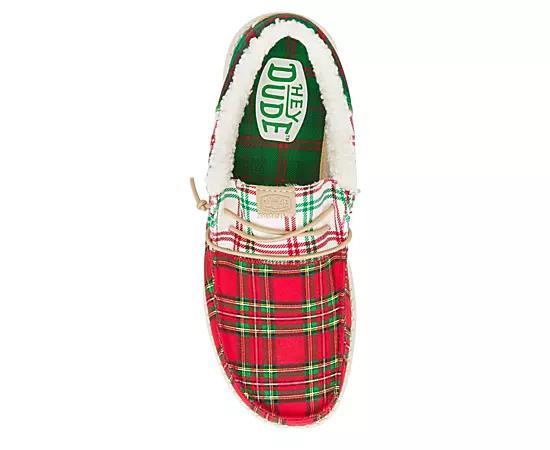 Heydude Men's Wally Tri Plaid Slip On Sneaker Product Image