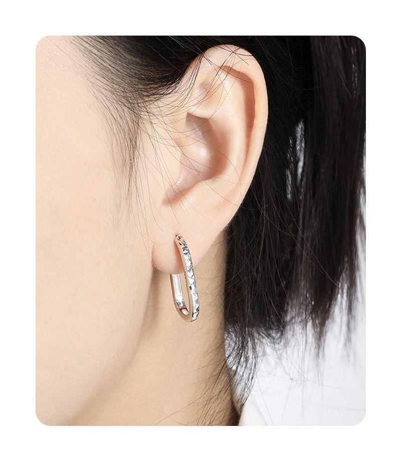 925 Sterling Silver Hoop Earring Product Image