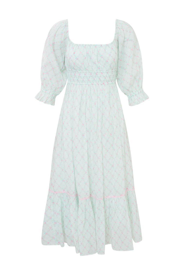 Dobrianna Re-Edition Cotton Maxi Dress Product Image