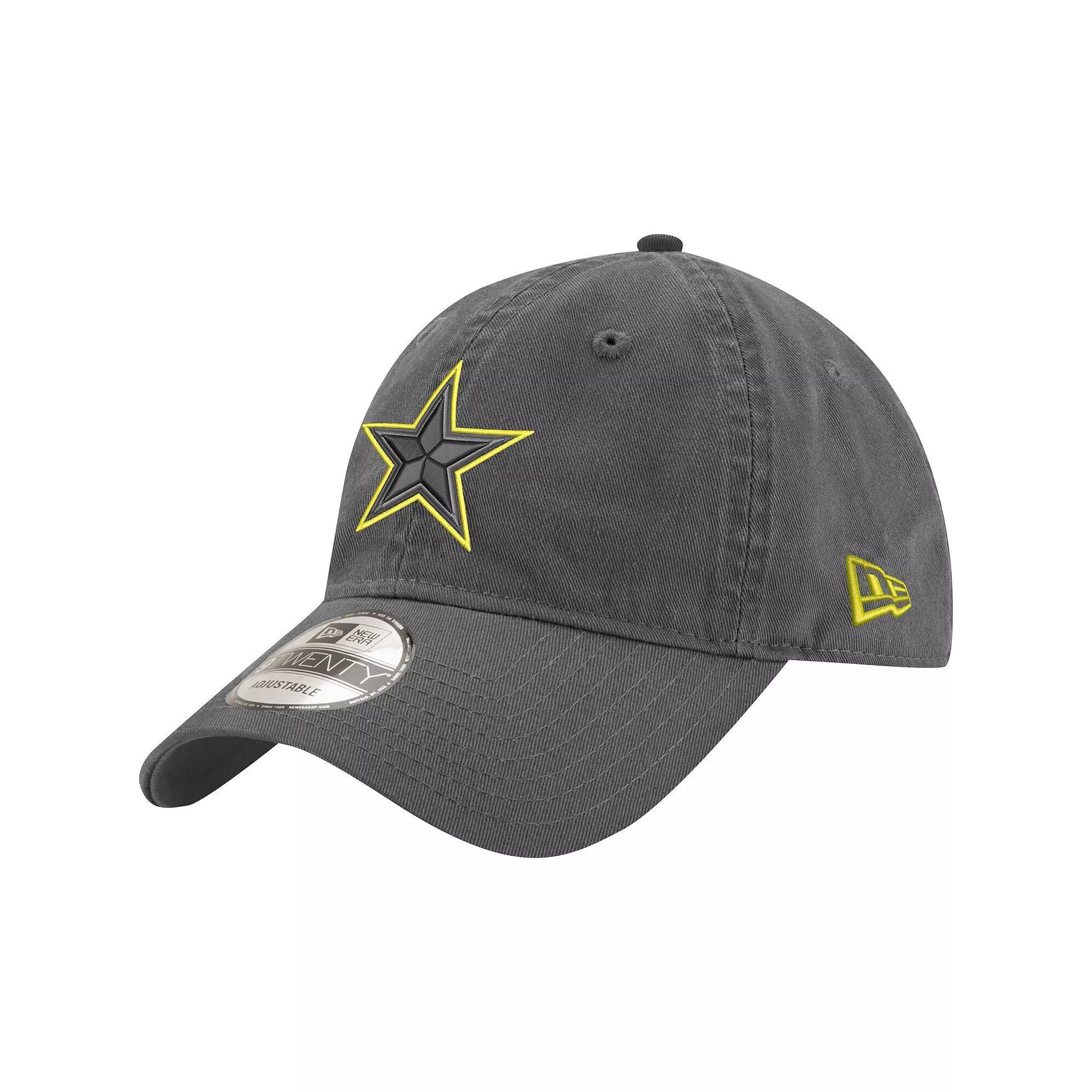 Men's New Era Graphite Dallas Cowboys Volt 9TWENTY Adjustable Hat, Dark G Product Image